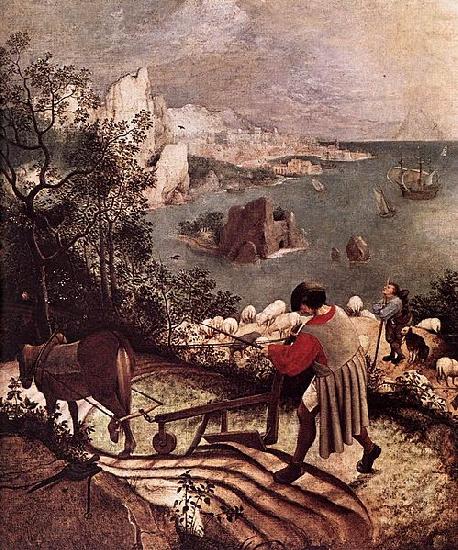 Landscape with the Fall of Icarus, Pieter Bruegel the Elder